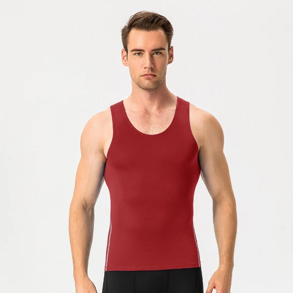 Mens Fitted Tank Tops​ Gym Clothes Manufacturer Exercise Wear Wholesale Private Label Activewear