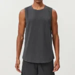 Cotton Wicking Running Tank Top Sportswear From China Custom Gym Shirts​ for Mens