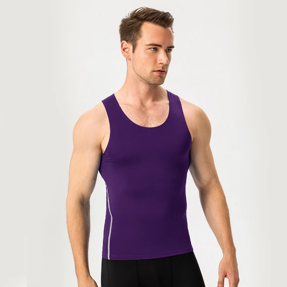 Mens Fitted Tank Tops​ Gym Clothes Manufacturer Exercise Wear Wholesale Private Label Activewear