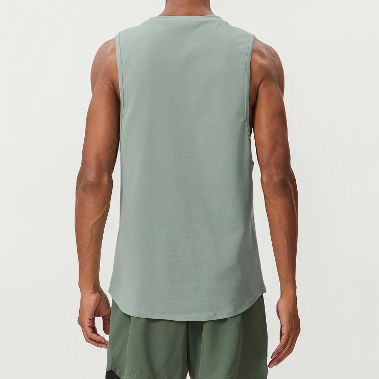 Cotton Wicking Running Tank Top Sportswear From China Custom Gym Shirts​ for Mens